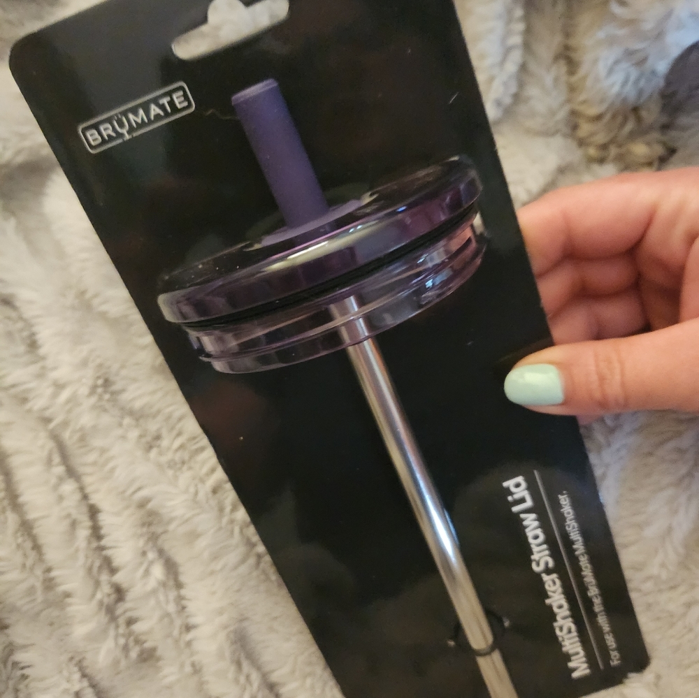 Brumate straw lid